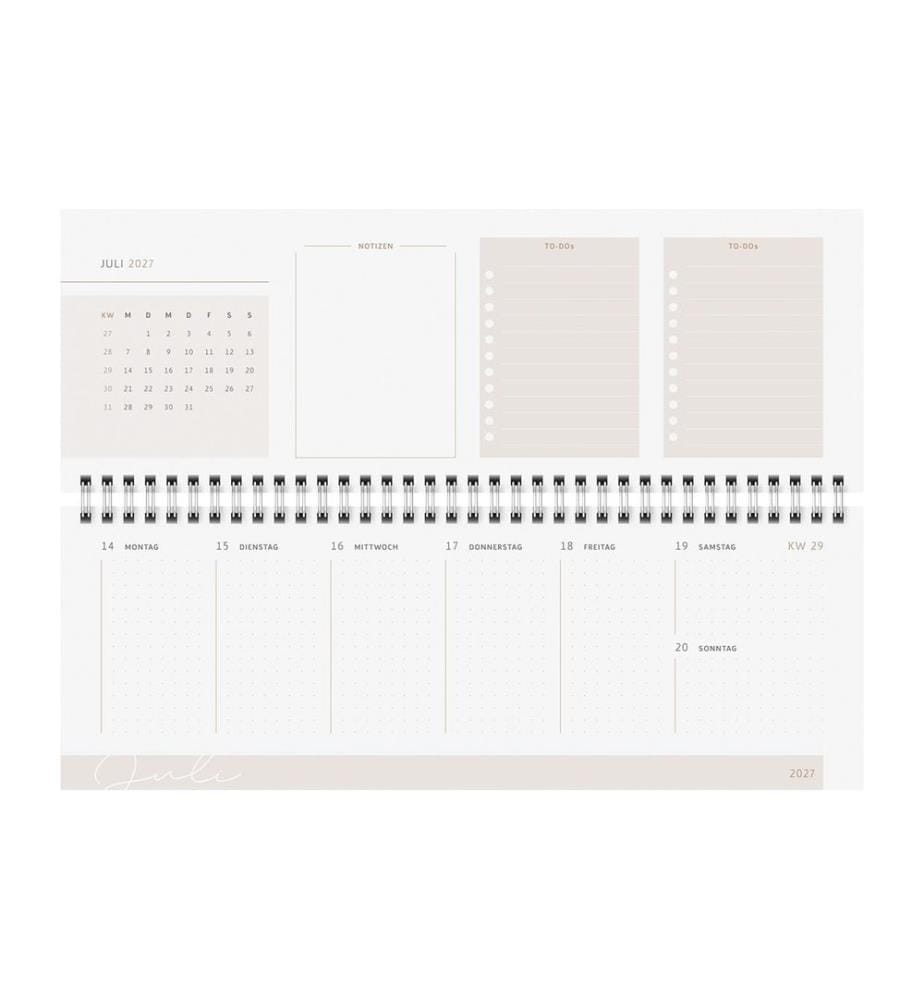 rido idé Agenda da tavolo Design Line Greeny 1W/2S
