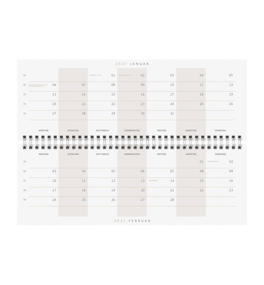 rido idé Agenda da tavolo Design Line Greeny 1W/2S