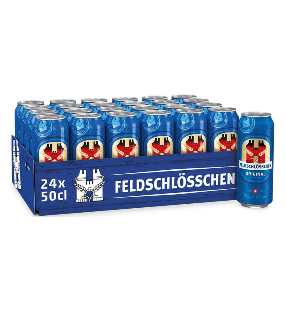 24 x Bière Feldschlösschen Original 4.8% - 500ml