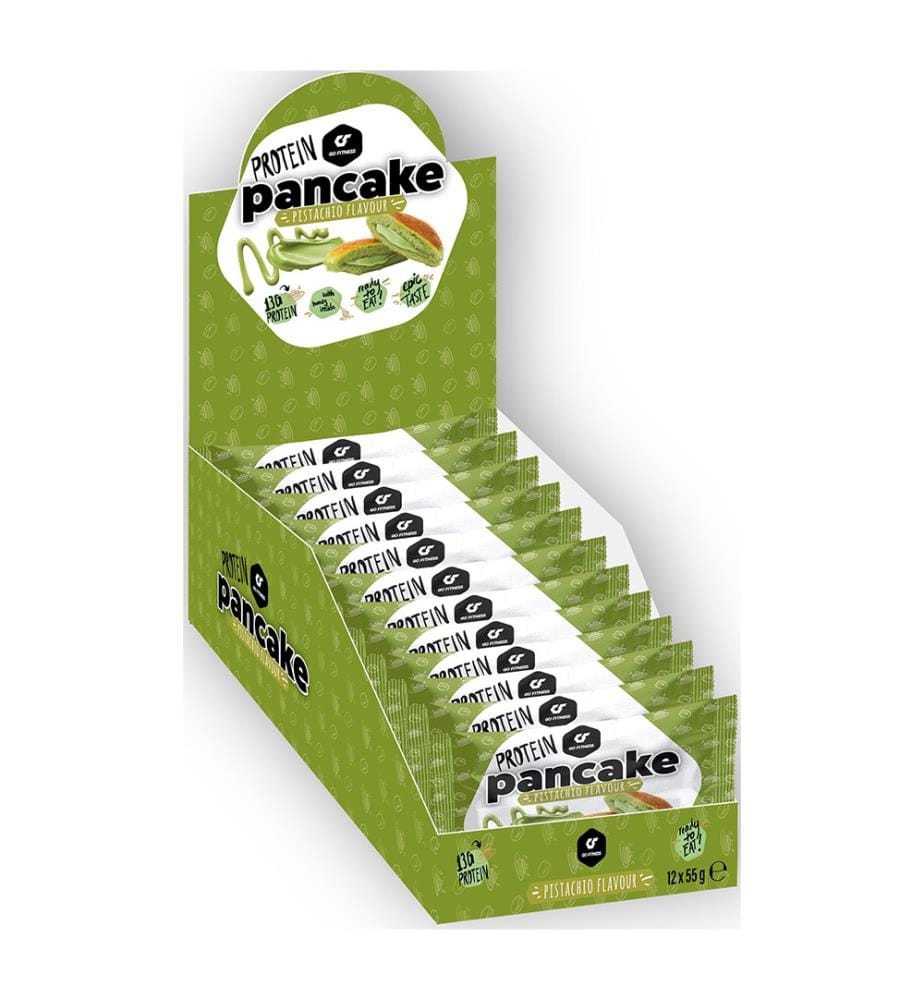 12x GoFitness Nutrition Pancake aux protéines pistache - 55g