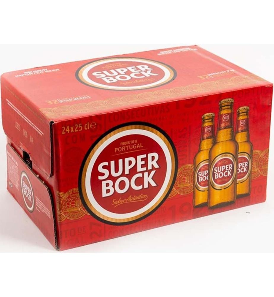 24x Super Bock Original 5.2% / Bière - 250ml