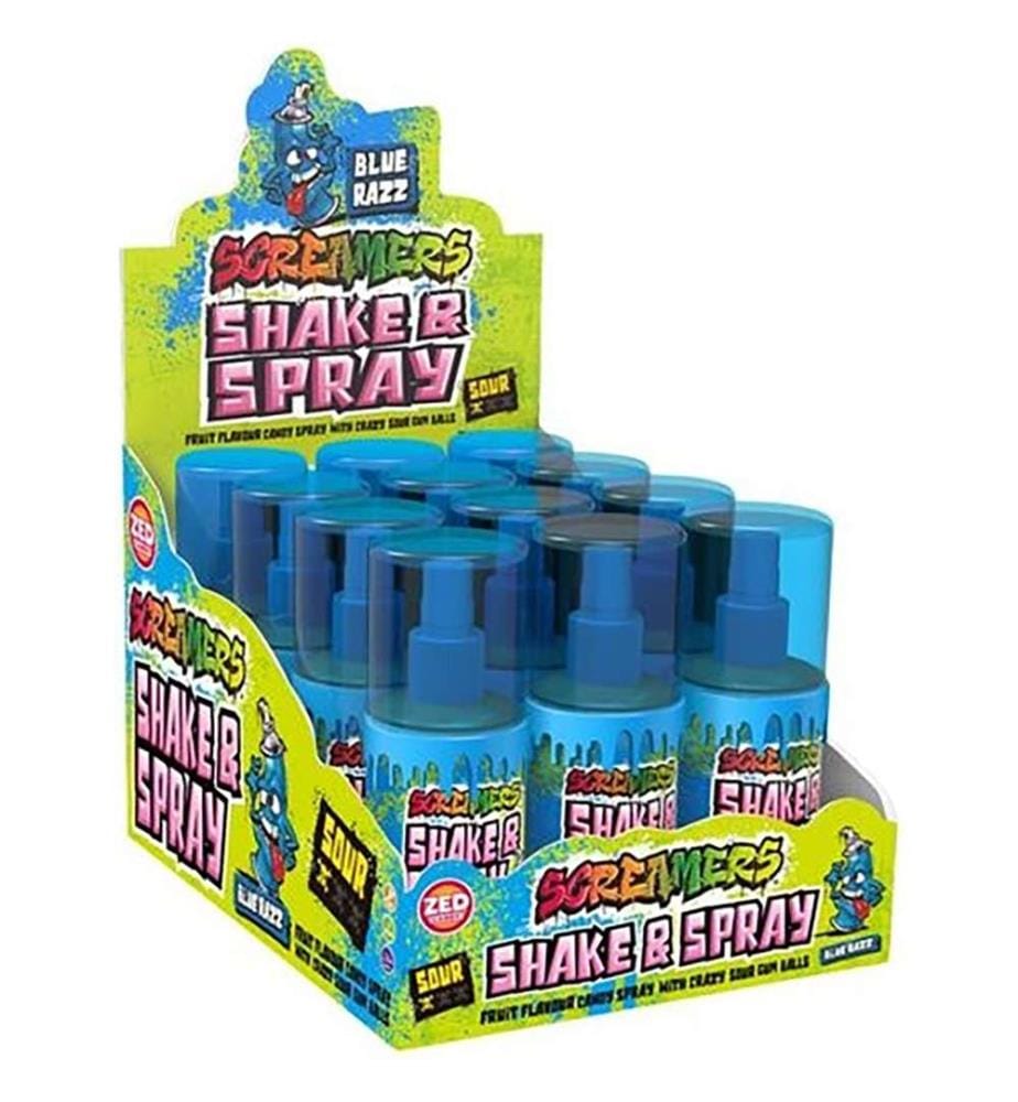 12x ZED Screamers Shake&Spray Blue Razz Sour - 60ml