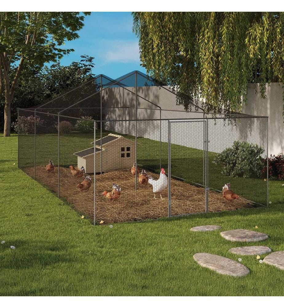 Voliera a rete 18m², - 6x3m