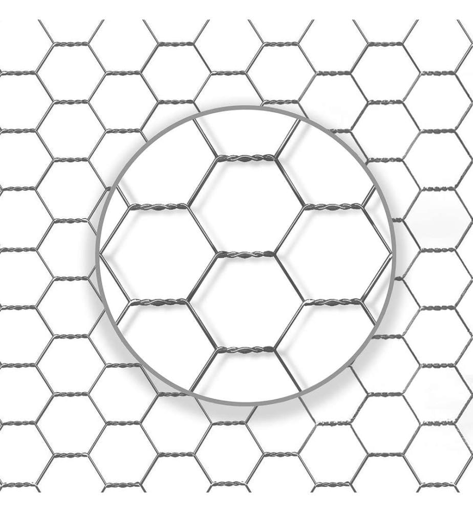 Voliera a rete 18m², - 6x3m