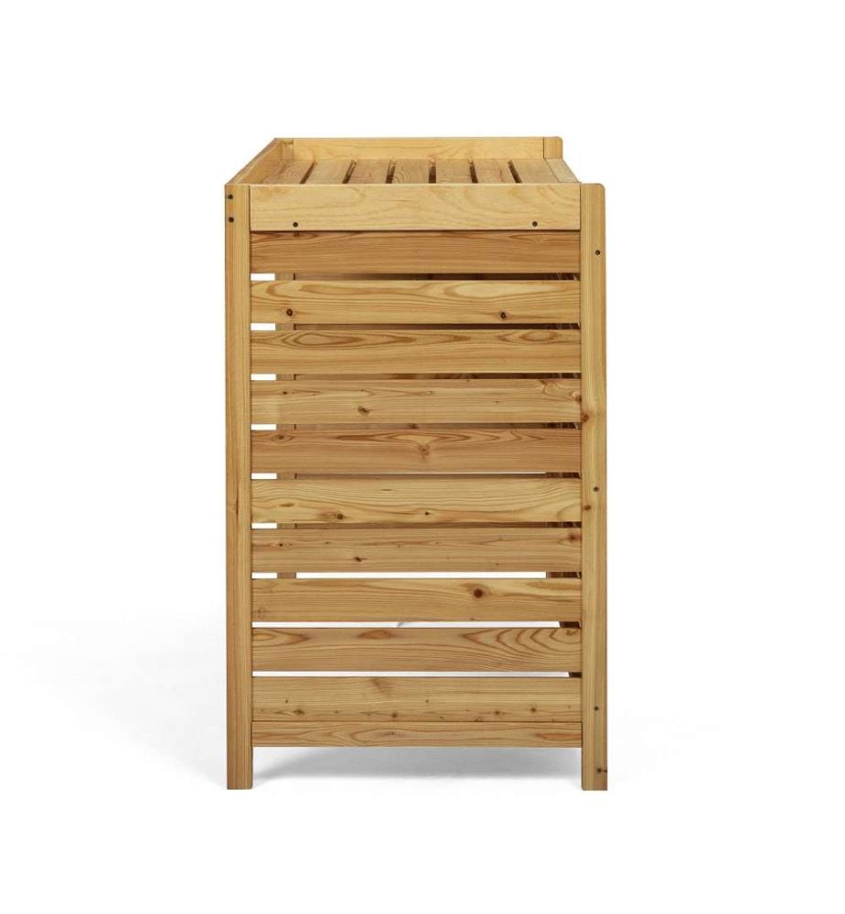 Cache Clim Extérieur Petit Modèle - Brun
