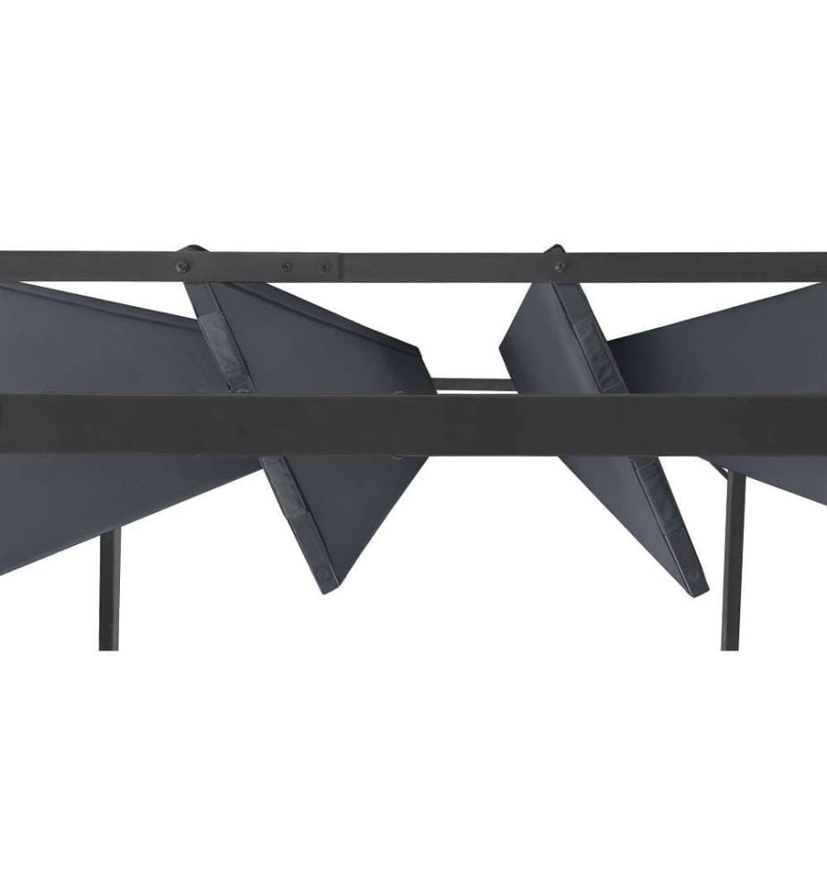 Pergola Venice lames orientables avec 4 stores intégrés - 3 x 4 m