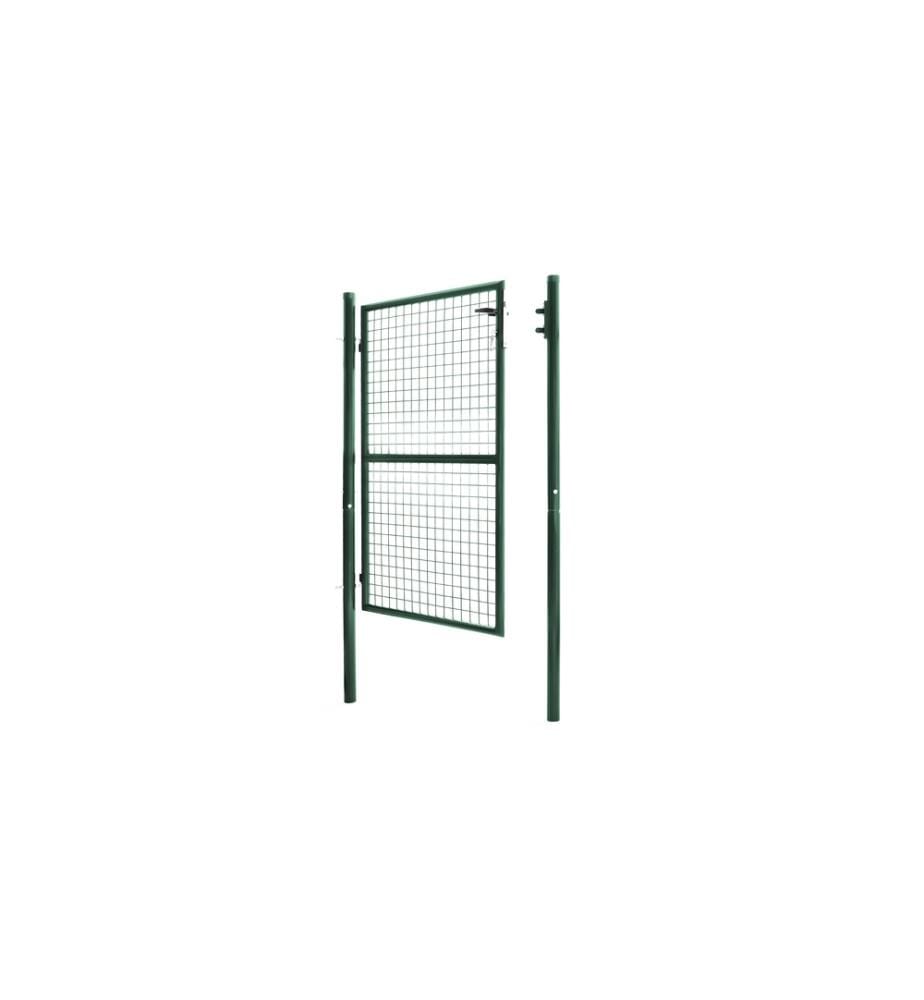 Cancello in acciaio verde 150x100cm
