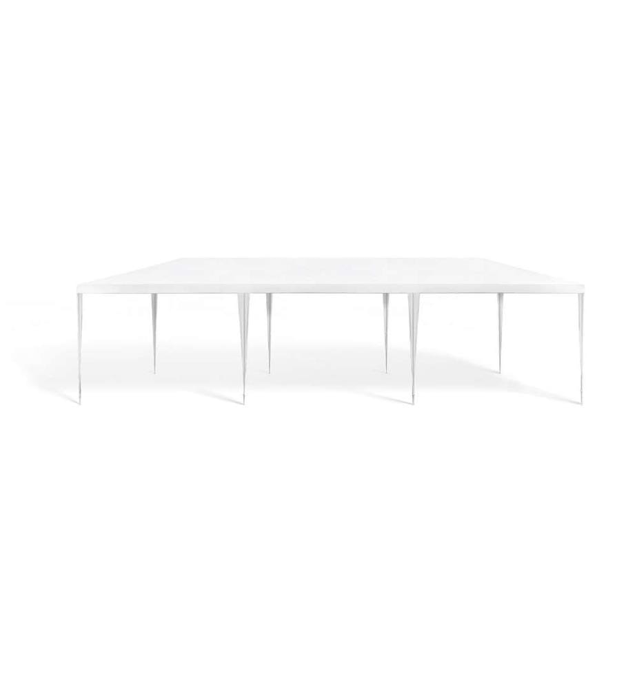 Outdoor party tent 3 x 9 m + 6 walls - White