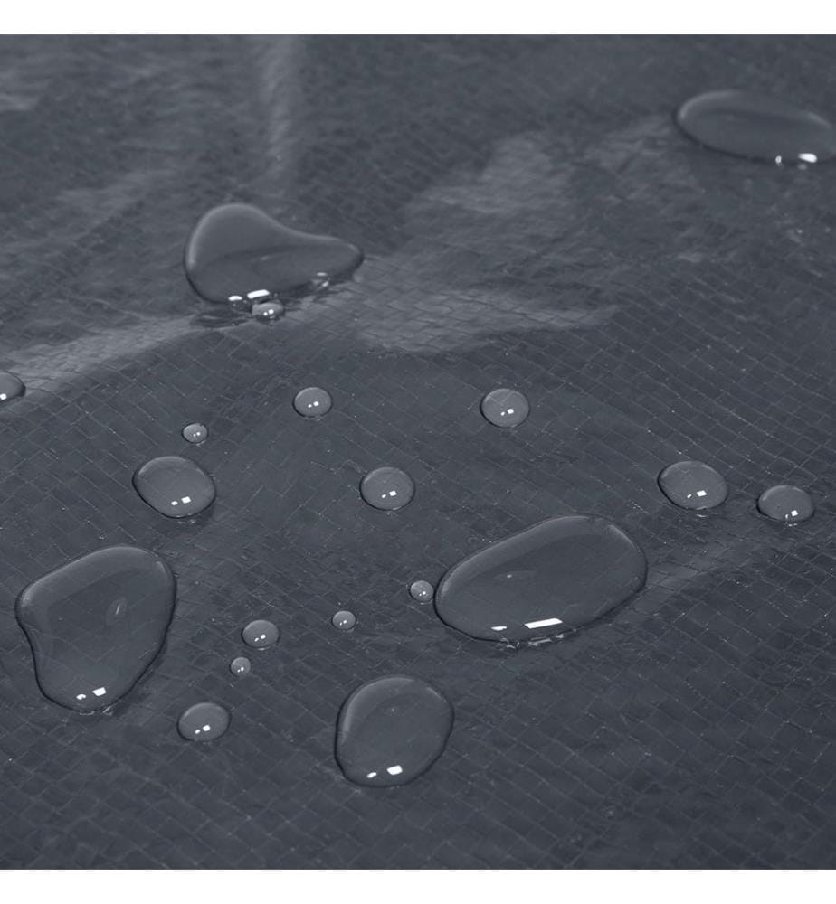 Housse de protection pour trampoline - 430 x 430 cm - Noir