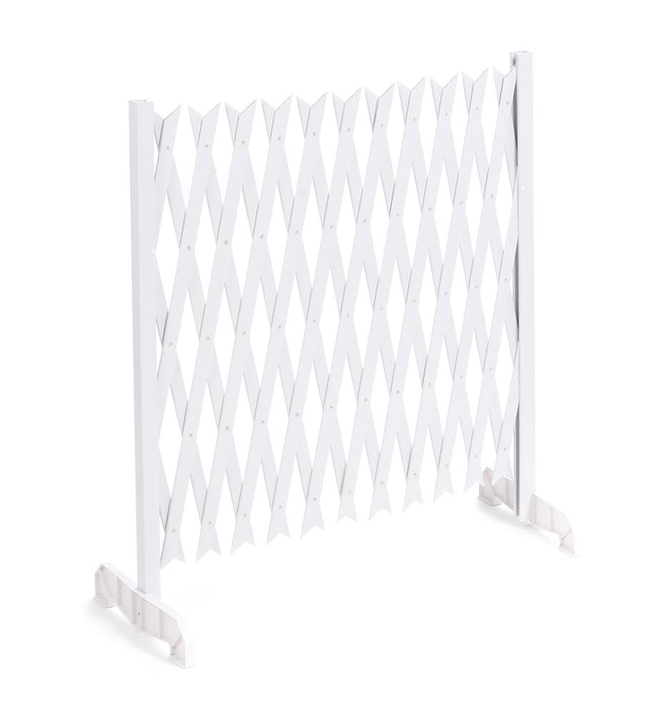 Recinzione in PVC estensibile di 150 cm - Bianco