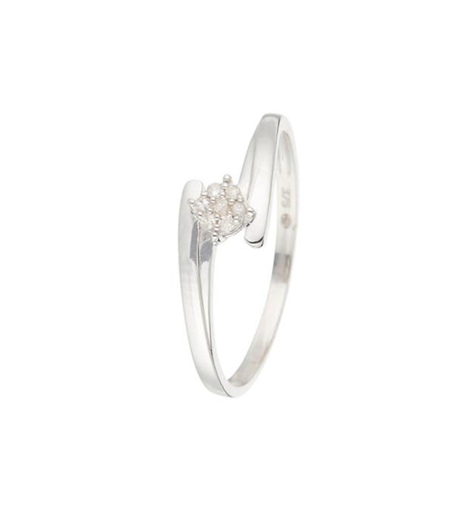Bague Dava - Or Blanc 375/1000
