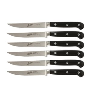6er-Set Adhoc-Steakmesser – Schwarz