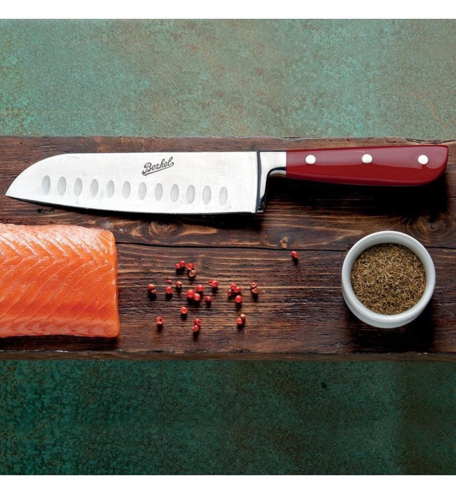 Santoku-Messer Classic Line – Rot – 18 cm
