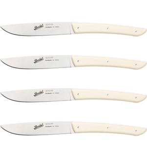 4er-Set Steakmesser „Color“ – Cremefarben