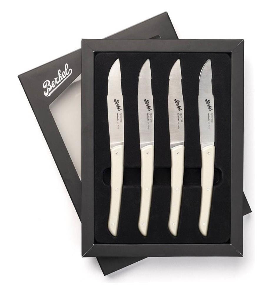 Coffret de 4 Couteaux à Steak Color - Crème