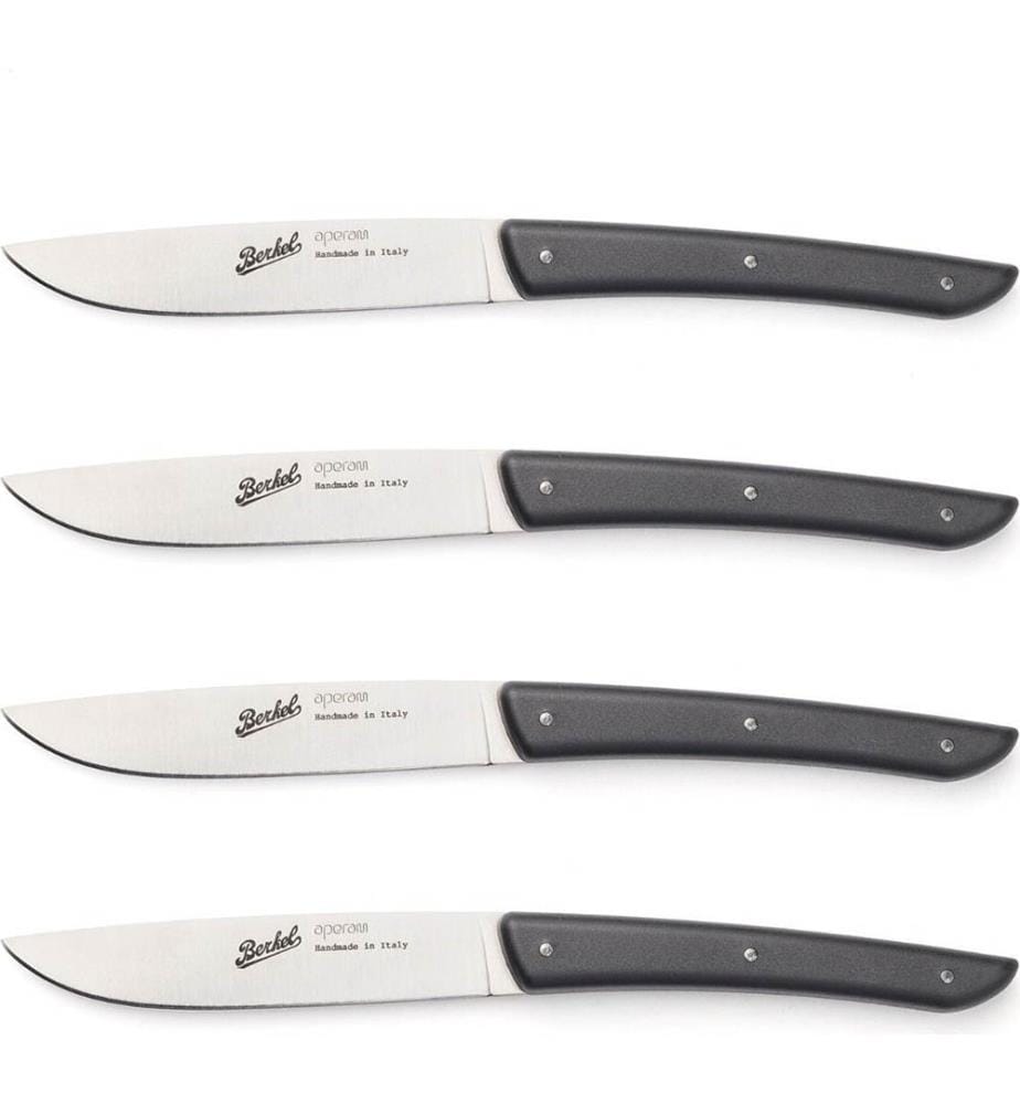 Coffret de 4 Couteaux à Steak Color - Noir