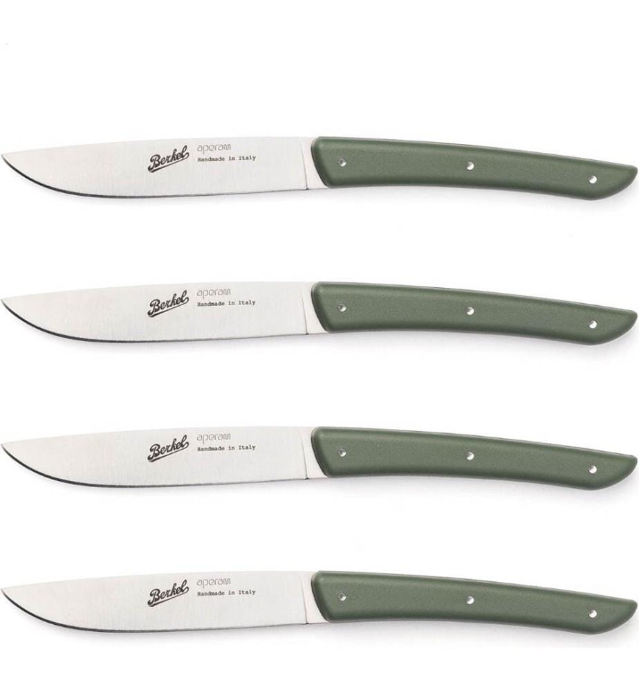 Coffret de 4 Couteaux à Steak Color - Vert