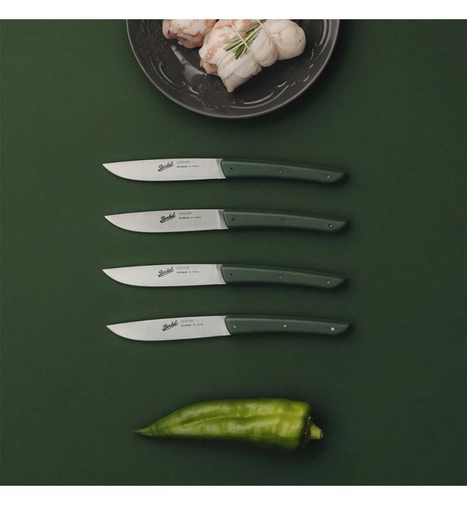 Coffret de 4 Couteaux à Steak Color - Vert