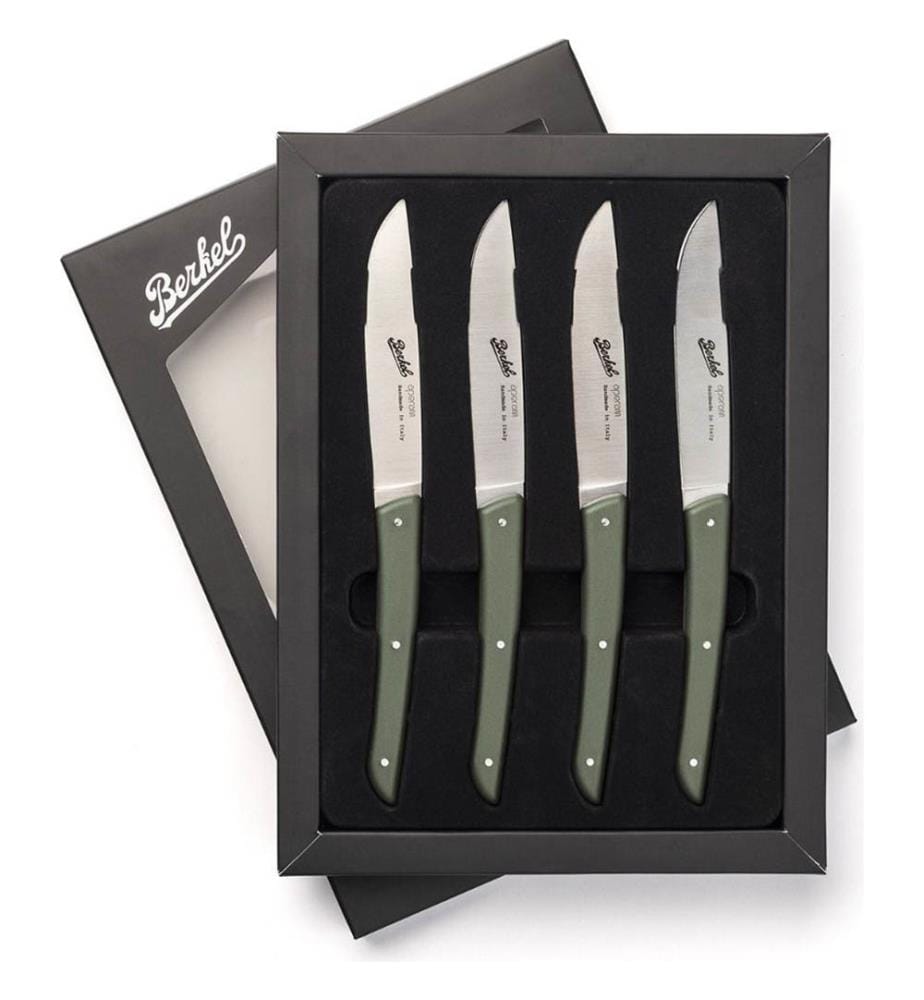 Coffret de 4 Couteaux à Steak Color - Vert