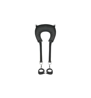 Easytoys Fetish Collection Fesseln Pillow & Ankle Cuffs Leg Position Strap Schwarz