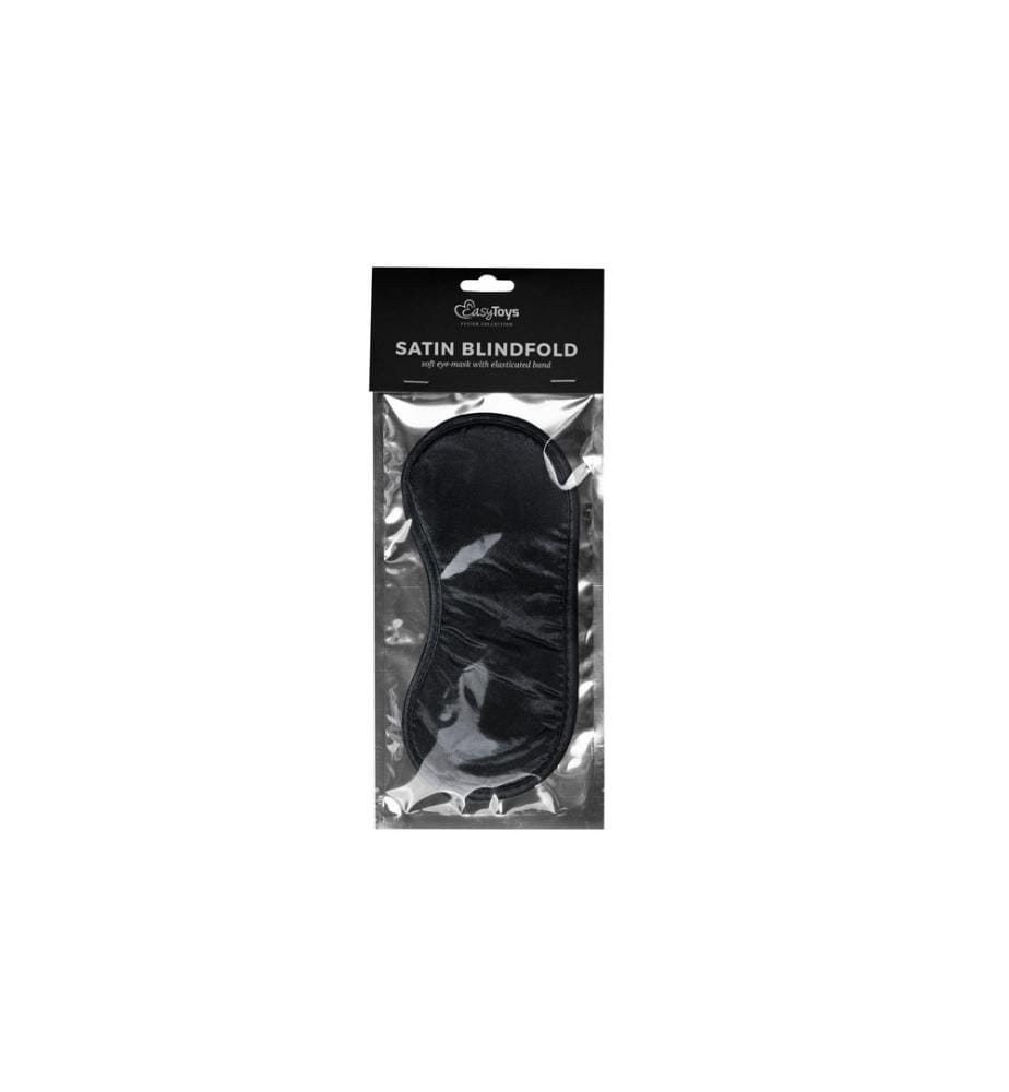 Easytoys Collection Fetish Masque pour les yeux en satin Noir