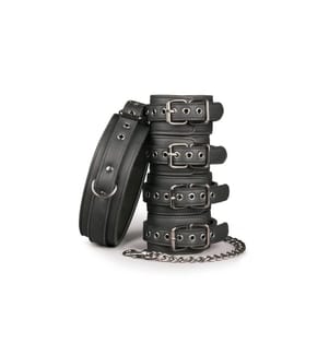 Easytoys Fetish Collection Full Restraint Set Schwarz