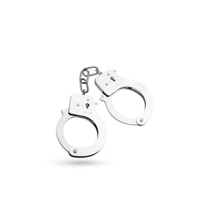 Menottes en métal Easytoys Fetish Collection Argent