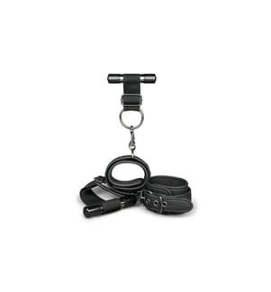 Easytoys Fetish Collection Over the Door Wrist Cuffs Schwarz