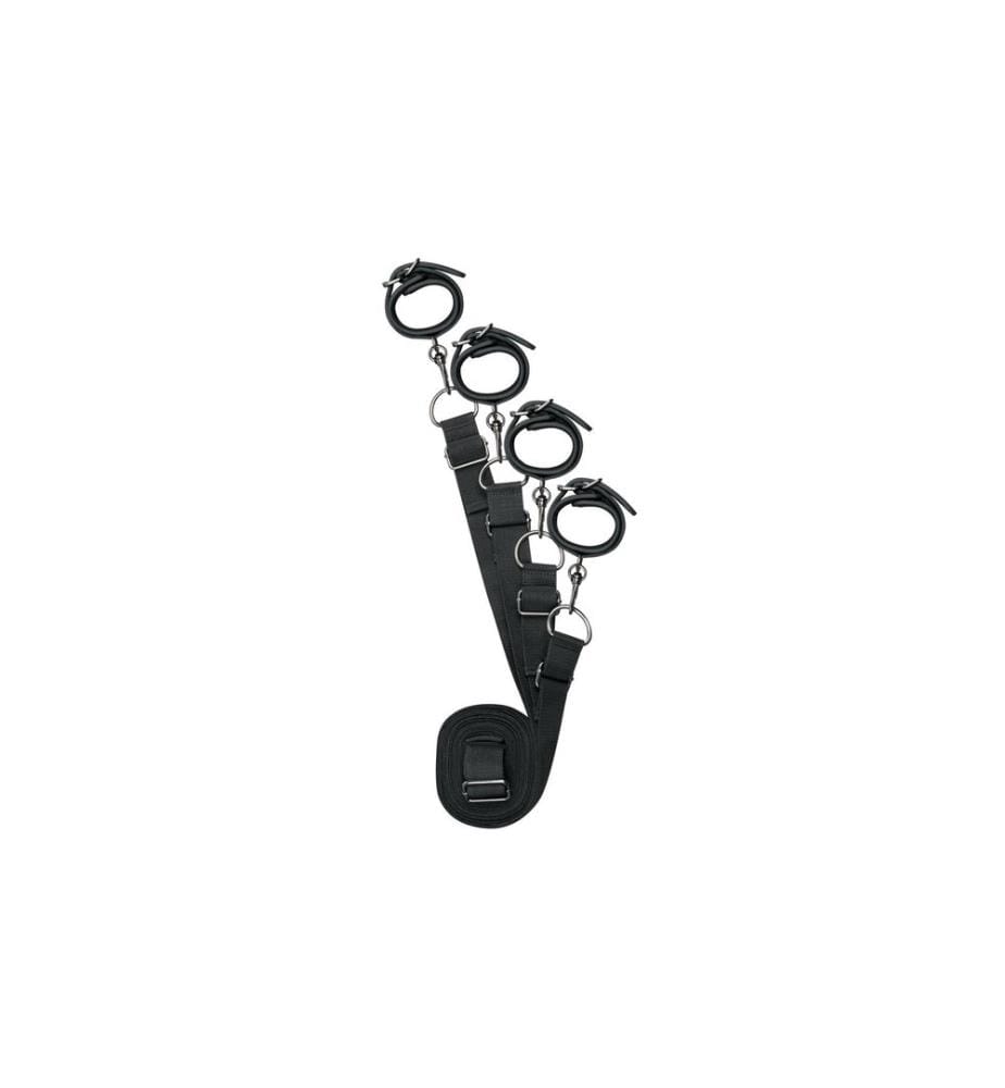 Set de contraintes sous matelas Easytoys Fetish Collection Noir
