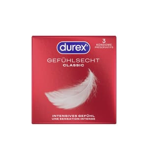 Durex Kondome Gefühlsecht Classic 3 Stück