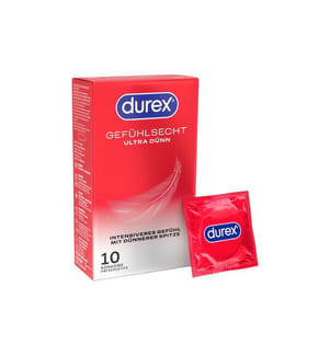 Durex Kondome Gefühlsecht Ultra Dünn 10 Stück