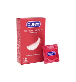Durex Kondome Gefühlsecht Classic 10 Stück