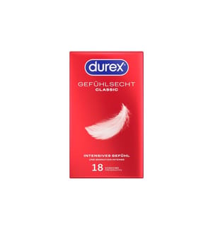 Durex Kondome Gefühlsecht Classic 18 Stück