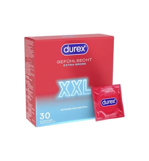 Durex Préservatifs Sensation XXL Lot économique 30 pièces