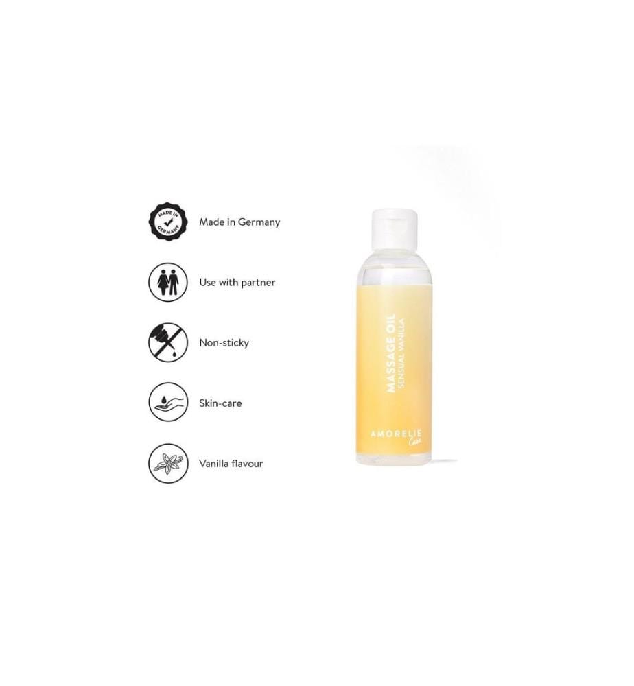 Amorelie Huile de massage Care Sensual Vanille 100 ml