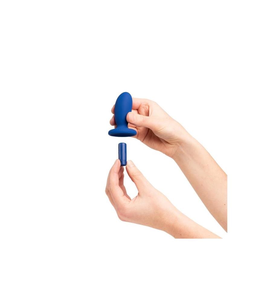 Amorelie Analplug mit Vibration «Fly» Blau