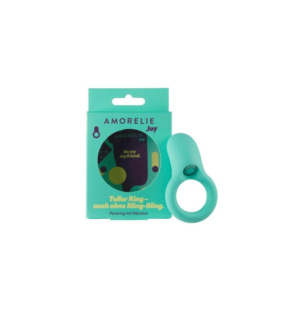 Amorelie anneau de pénis vibrant «Dance» turquoise