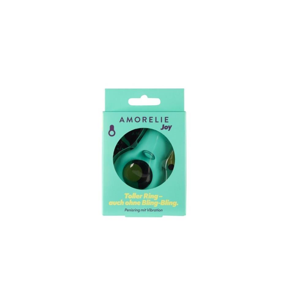 Amorelie anneau de pénis vibrant «Dance» turquoise