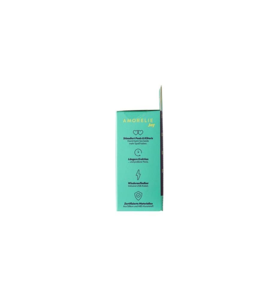 Amorelie anneau de pénis vibrant «Dance» turquoise