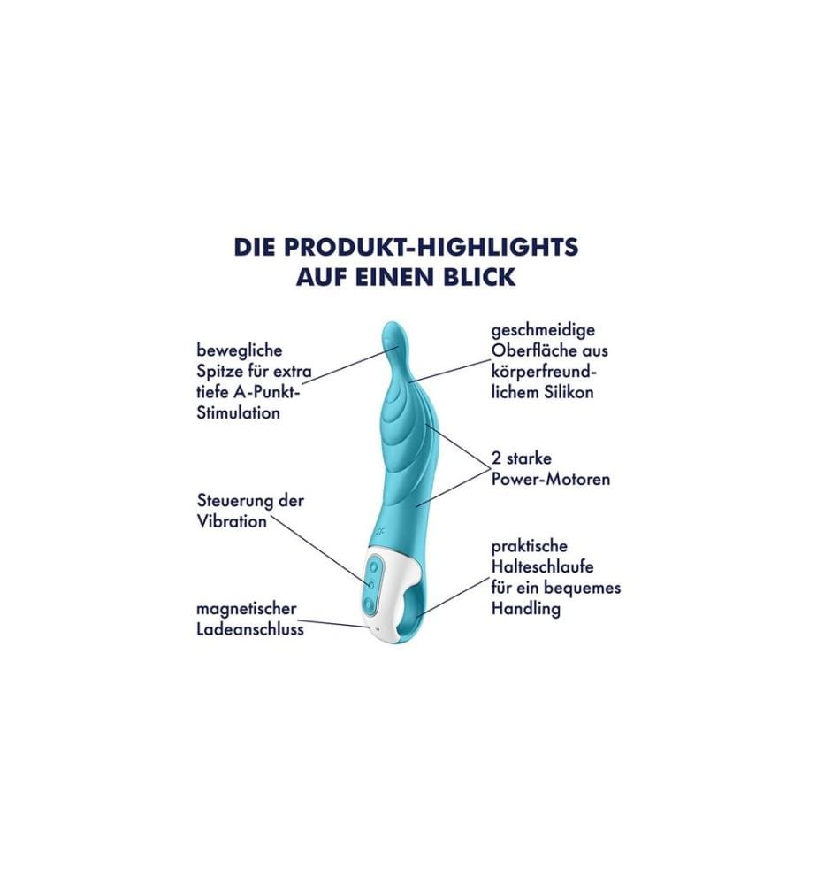 Satisfyer Vibrateur A-Mazing 2 turquoise