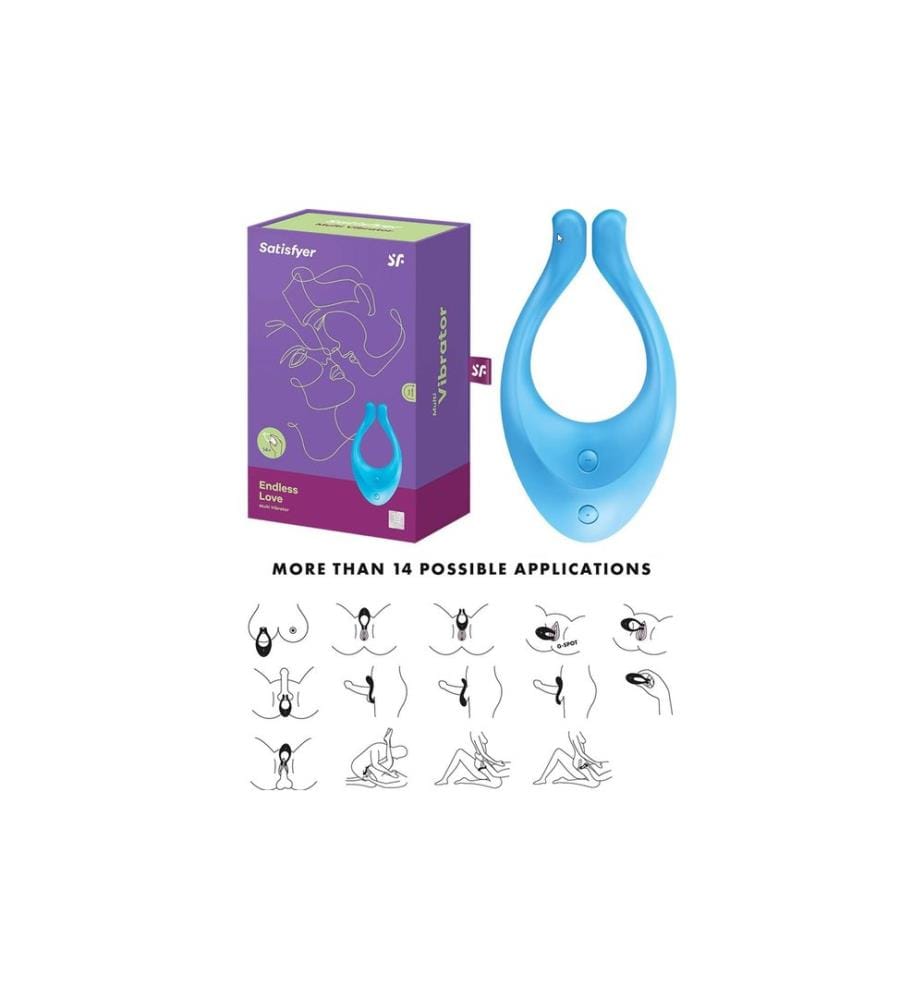Vibrateur Satisfyer Endless Love bleu