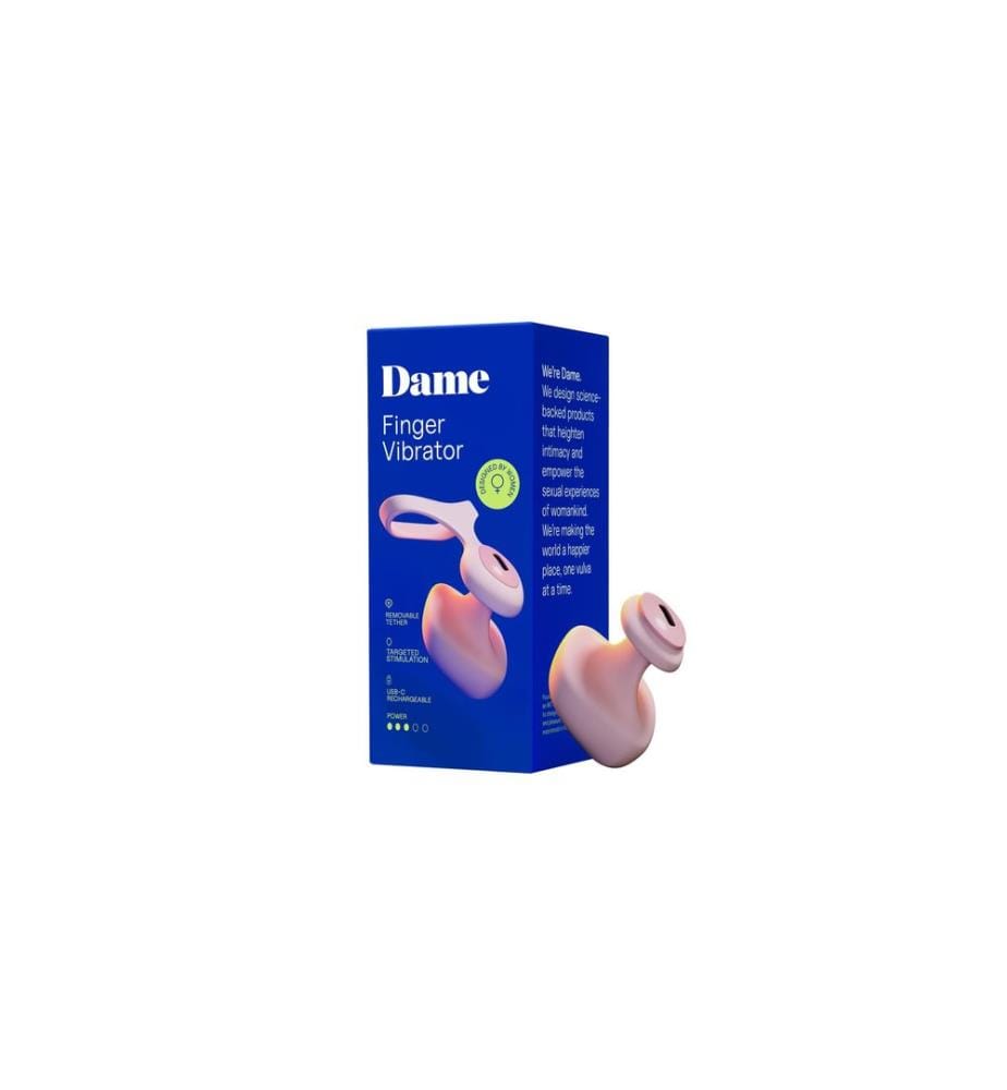 Dame Fin 2.0 Finger Vibrator Quartz