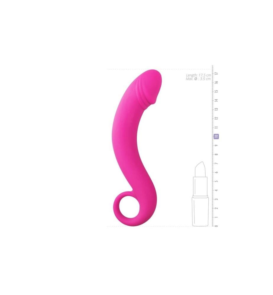 Easytoys dildo pénis courbé rose