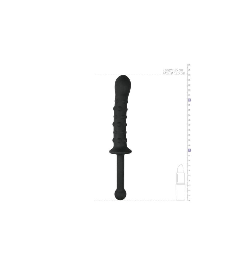 Dildo anal Easytoys The Handler avec poignée noir
