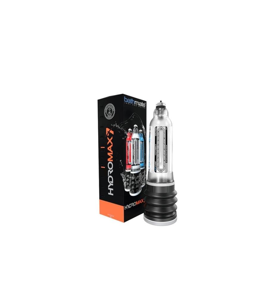Pompe à pénis Bathmate Hydromax7 transparent