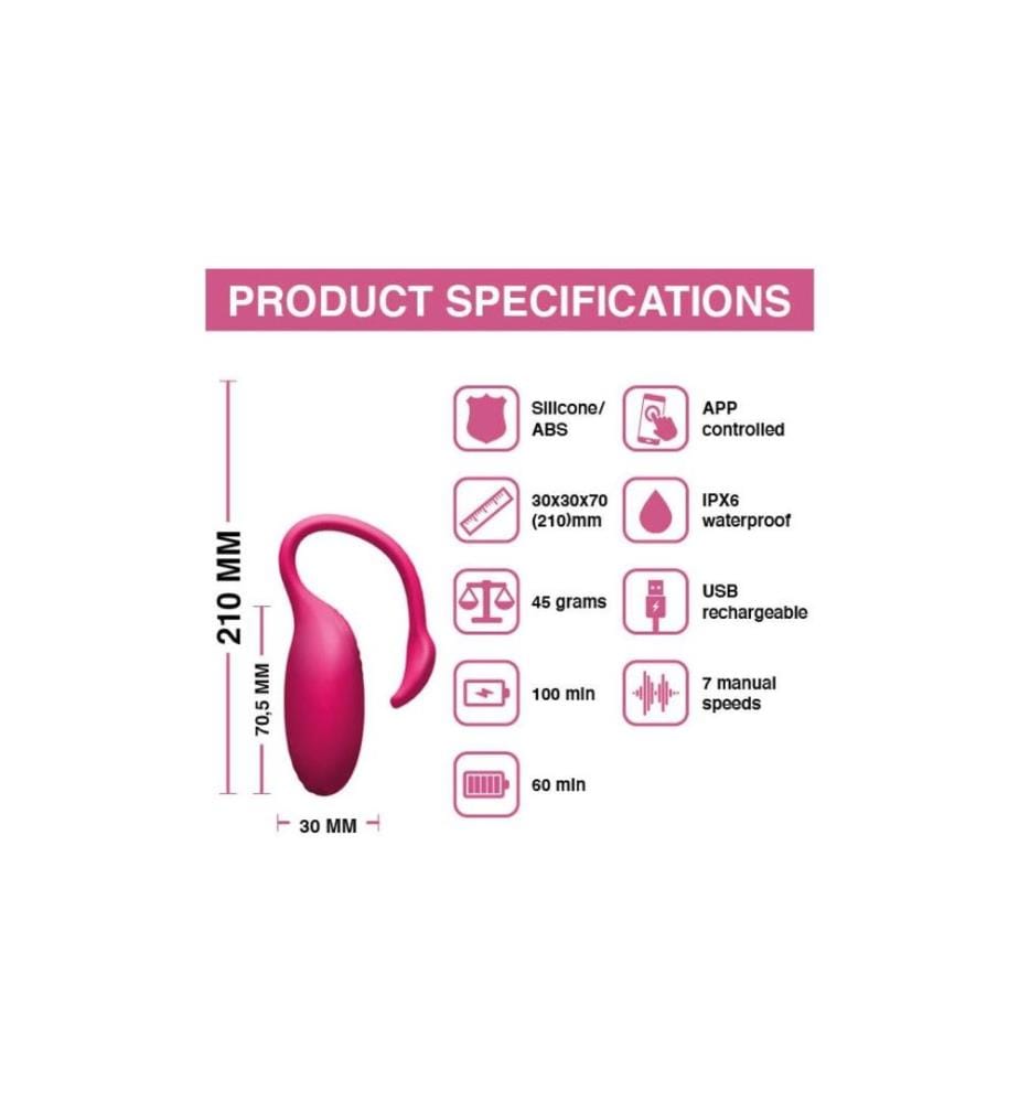 Vibrateur Magic Motion Flamant Rose