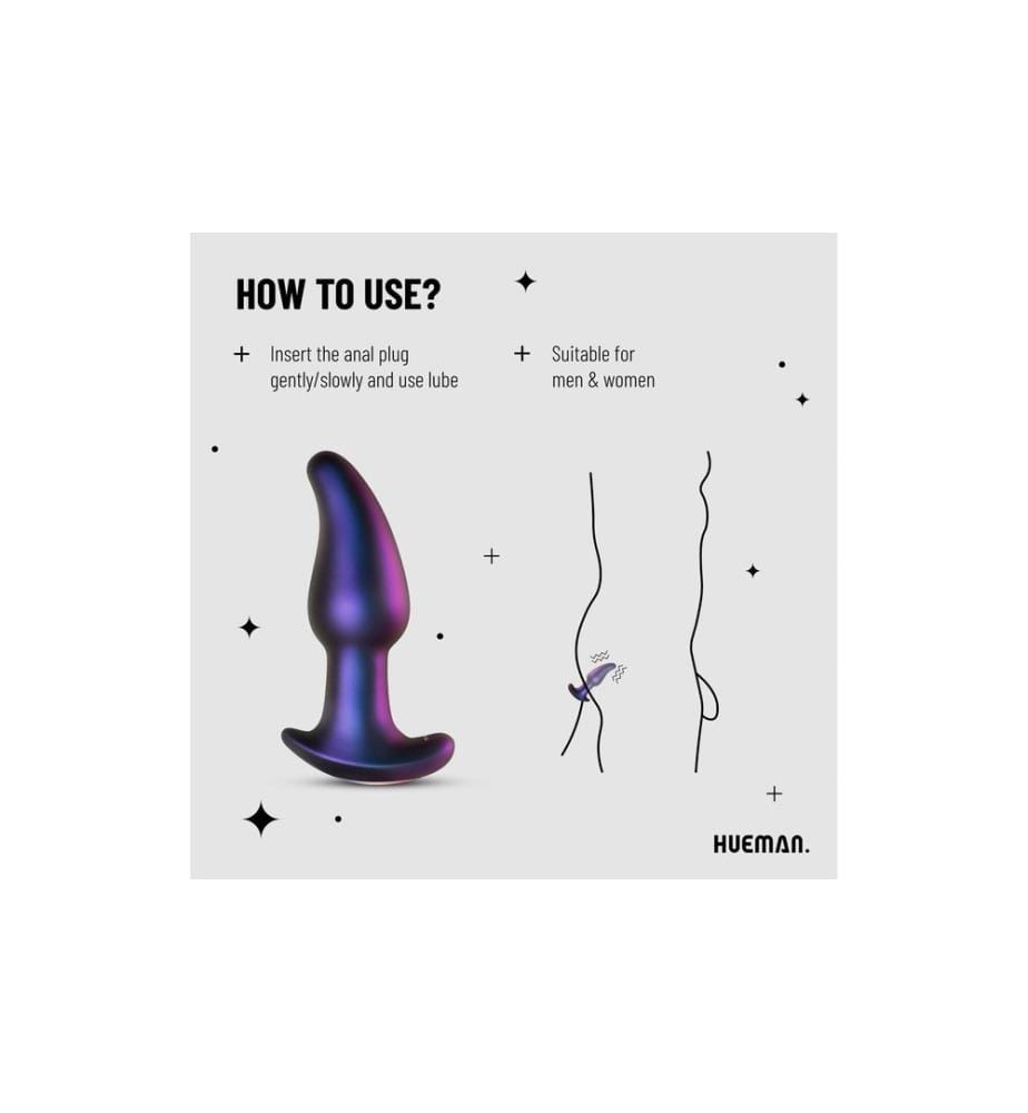 Hueman Asteroid Rimming Analplug Lila
