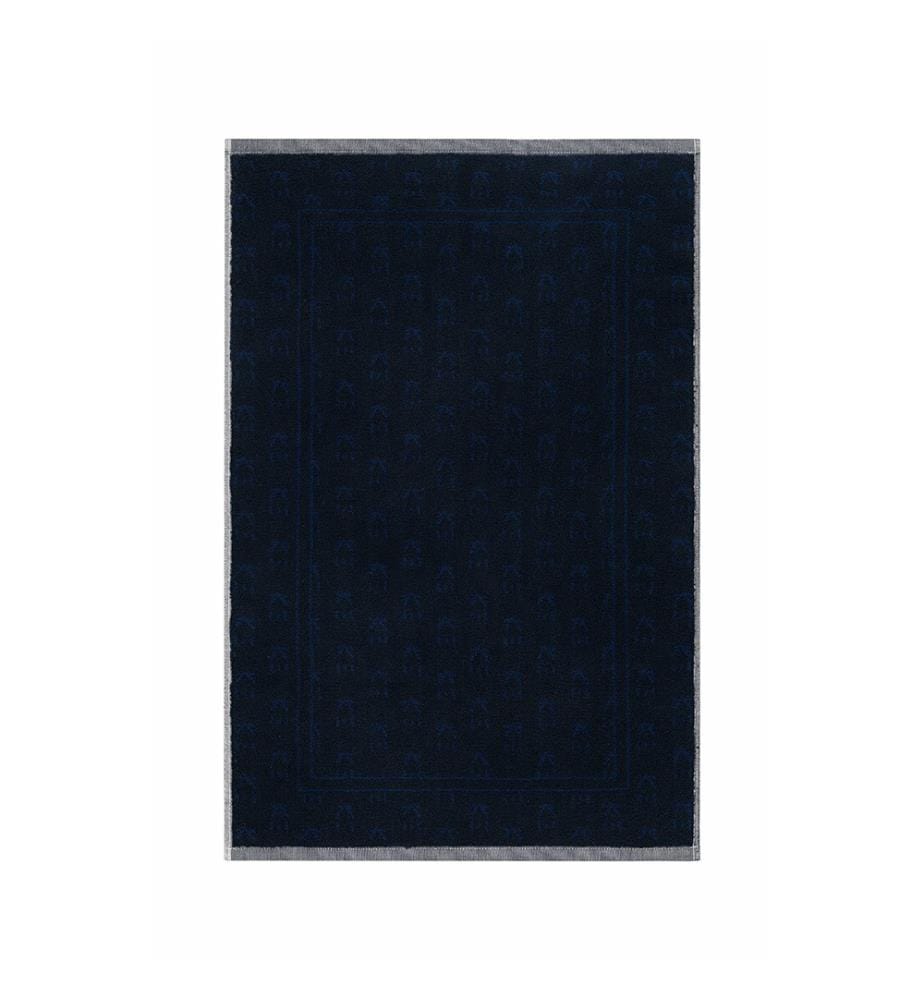 Badezimmerteppich  – 50 × 80 cm – Marineblau
