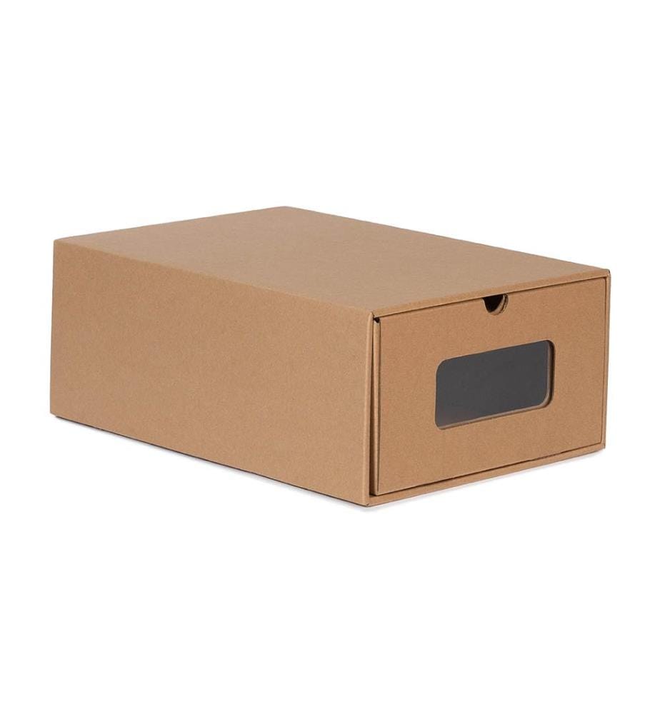 Lot de 20 Boîtes de rangement en craft - 35x23.5x13.5cm - Brun Clair