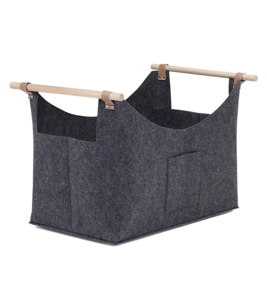 Sac de Transport pour Bûches en Feutrine - Anthracite